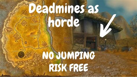 How to get to Deadmines as Horde on WoW Classic HC Challenge??🤔🤔 - YouTube