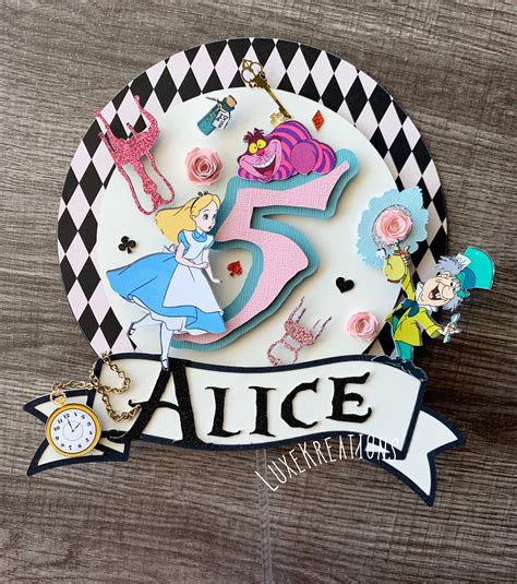 Excited to share this item from my #etsy shop: Alice in wonderland cake ...