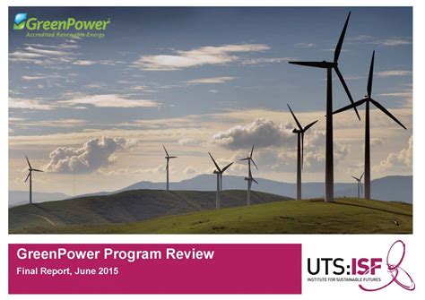 2015 GreenPower Program Review | GreenPower