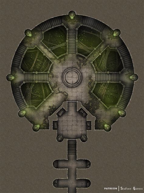 Plague Infested Catacombs 40x30 Battlemap & Adventure : r/DungeonsAndDragons