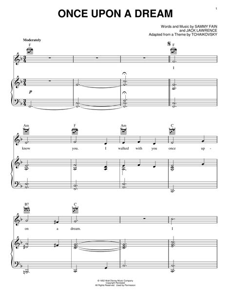 Once Upon A Dream | Sheet Music Direct