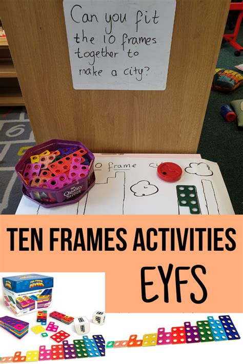 Ten Frames Activities EYFS | Ten frame activities, Ten frame activities kindergarten, Numeracy ...