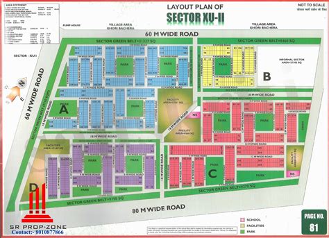 Layout Plan Of Sector-XU-2 Greater Noida HD Map | Sikandrabad Industry