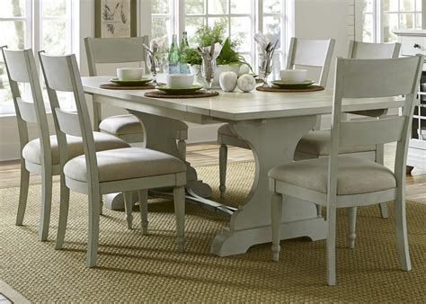 Harbor View Trestle Table and 6 Slat Back Chair Set | Rotmans | Dining 7 (or more) Piece Sets