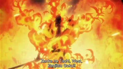 Yamamoto MOST op Bankai ability, Zanka no Tachi West! - YouTube