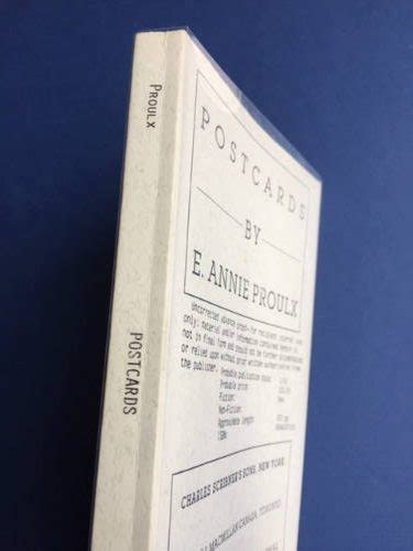 Postcards, Annie Proulx, Uncorrected Proof, signed - Illustrated-Books