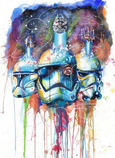 Star Wars - Surreal Watercolor by mattbrooksart on DeviantArt