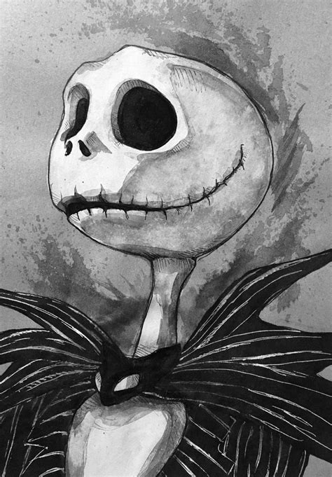 a black and white drawing of a skeleton