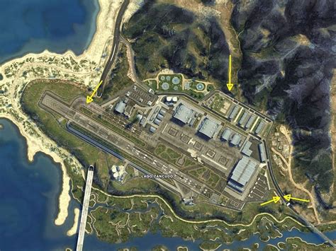 Where is the army base in GTA 5: Location of Fort Zancudo in the game