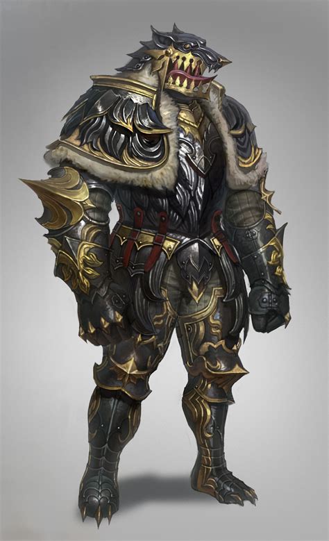 ArtStation - wolf armor