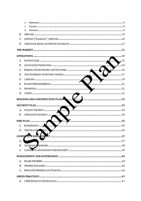 Business Plan Sample - Free Printable Documents