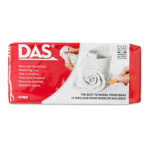 DAS Self-hardening clay 500g white | Manumi.eu