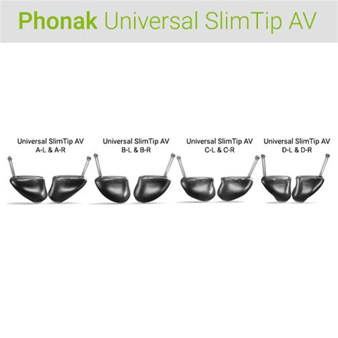 Phonak Universal SlimTip AV, Olivas ActiveVent - TodOido