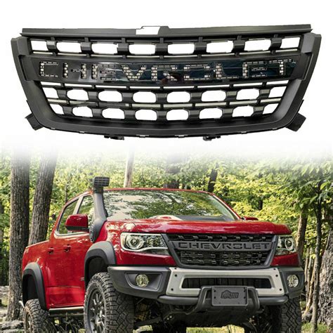 Grille Fit For 2016 2017 2018 2019 2020 Chevy Colorado Front Grill w/ – CNCT