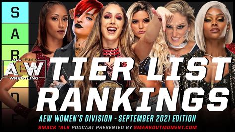 AEW Roster Tier List - Women's Wrestlers September 2021 Rankings (Smack ...