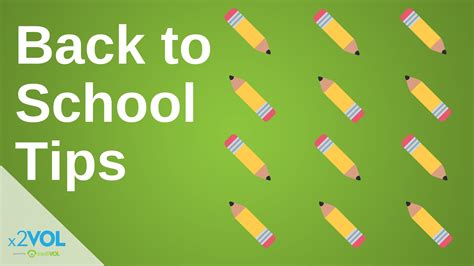 Back to School Tips and Tricks for Students