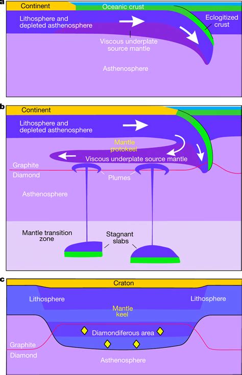 A dynamic model of cratonic keel formation a, Beginning of plate ...