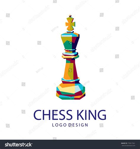 King Chess Logo Chess Icon Logo Stock Vector (Royalty Free) 770017561 ...