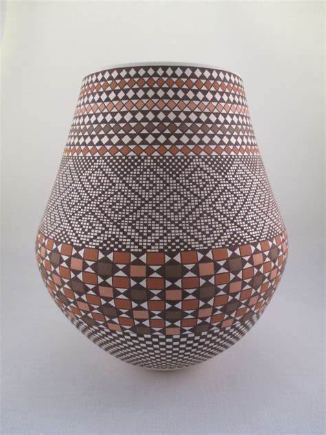 Frederica Antonio Pottery Vase - Acoma Pueblo Pottery