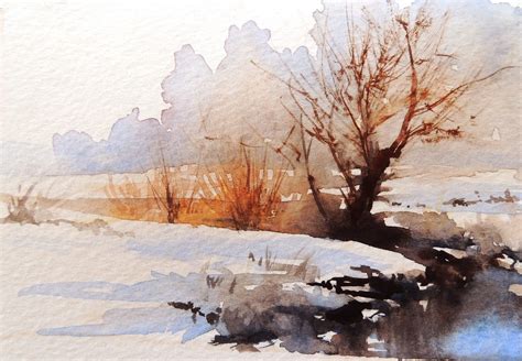 Winter Watercolor!