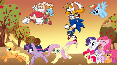 Sonic the Hedgehog and My Little Pony Crossover by Nightfire3024 on DeviantArt