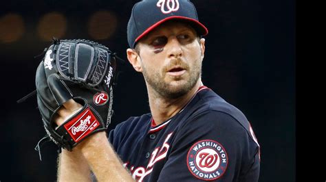 Max Scherzer dominates Phillies with broken nose, black eye | ksdk.com