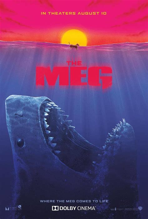 The Meg gets a Jaws-inspired poster