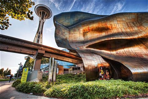 EMP & Space Needle, Seattle | The entrance to the EMP Museum… | Flickr