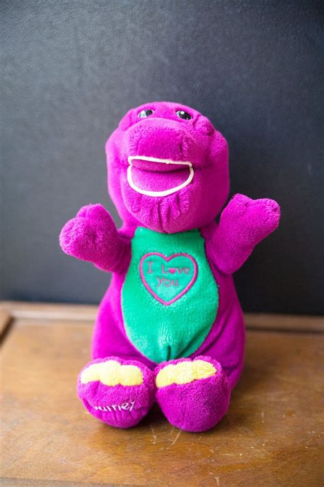 90's Barney Plush / Talking Barney | Barney, 90s kids, Love yourself song