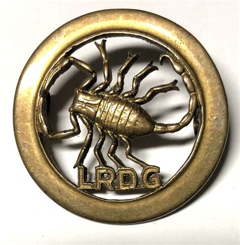 Long Range Desert Group WW2 LRDG Special Forces cap badge