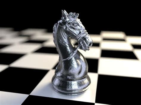 Knight Chess Piece (BJBRWWBH9) by goebat