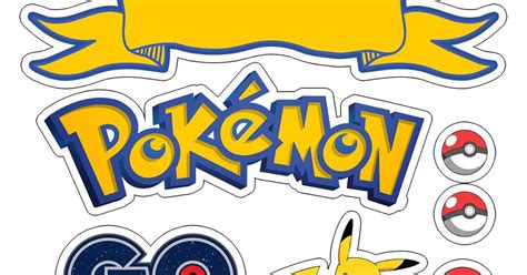 Pokemon free printable cake toppers – Artofit