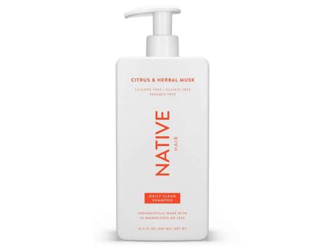 Native Hair Daily Clean Shampoo, Citrus & Herbal Musk, 16.5 fl oz/487 ...