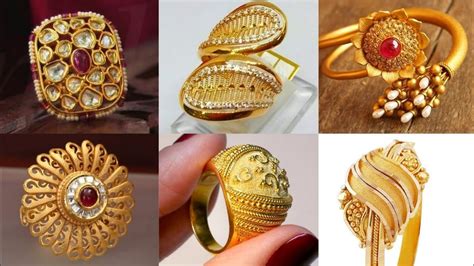 Most Beautiful Gold Ring Designs For Girls