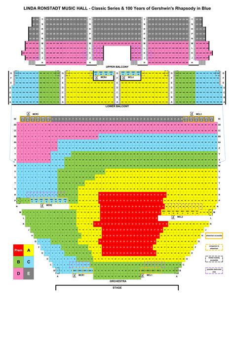 Seating Charts - Tucson Symphony Orchestra