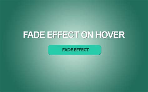 CSS – Fade button effect on hover (Transition without Javascript) | P&T IT BROTHER - Computer ...