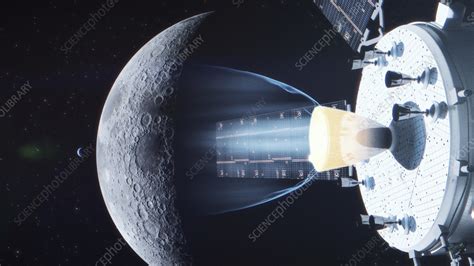 Artemis I mission, conceptual illustration - Stock Image - C056/5733 ...