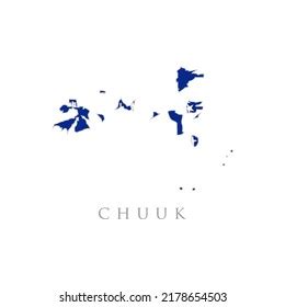 Chuuk Flag Map Flat Design Vector Stock Vector (Royalty Free ...