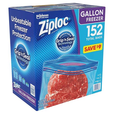 Ziploc Gallon Freezer Bags (152 ct.) Price in Kenya - Kentex Cargo