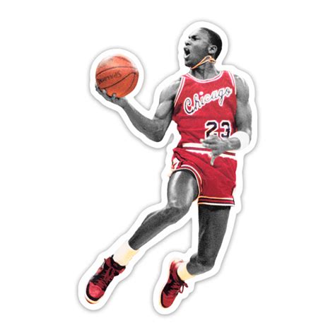 Sticker Michael Jordan (Chicago Bulls) | MuralDecal.com