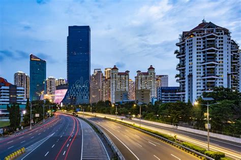 Empty or Deserted Letjen S. Parman Street in West Jakarta Editorial Stock Photo - Image of ...