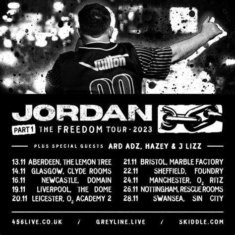 Northern rapper Jordan brings The Freedom Tour to the UK this November | Skiddle