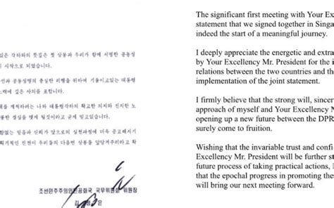 Donald Trump releases 'very nice' letter he received from Kim Jong-un boasting of 'epochal ...