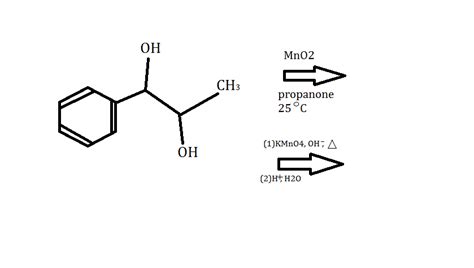 Solved The diol shown below undergoes reactions with | Chegg.com