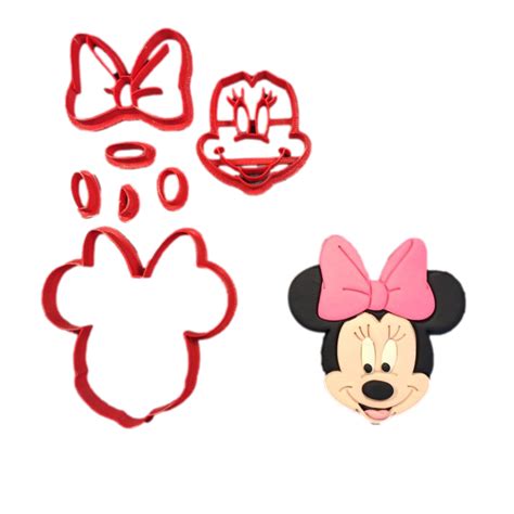 3D Minnie Mouse Cookie Cutter - Cake Decorating Supplies Dubai