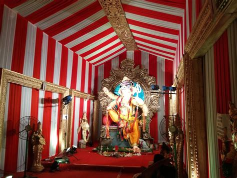 Top 78+ ganesh mandap decoration images best - seven.edu.vn