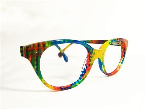 Rainbow Menizzi Glasses Frames | Funky glasses, Unique glasses frames, Cute glasses frames