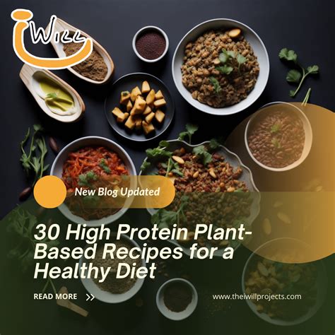 30 High Protein Plant-Based Recipes for a Healthy Diet - The I Will ...