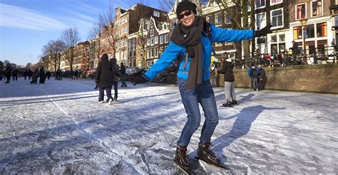 Amsterdam Private Tour Ice Skating Canals • Holland Private Tour