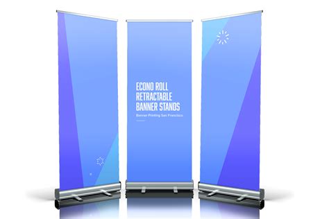 Banner Printing San Francisco | Econo Roll Retractable Banner Stands